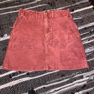 American Eagle Corduroy mini skirt super stretch sz 0
